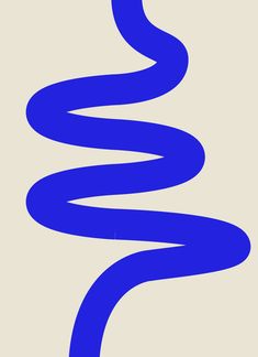 a blue spiral on a beige background with the letter s in the center and bottom corner