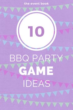 the event book for bbq party game ideas