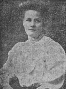 an old black and white photo of a woman