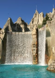 an image of a waterfall with the caption pinter to travel usa today on instagram