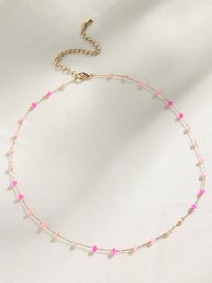 This gorgeous necklace is a great piece to tie in all of your favorite shades of pink! Wear it solo or dress it up with some colorful, dangly earrings. Trendy Necklaces, Dangly Earrings, Shades Of Pink, Accessories Jewelry Necklace, Altar'd State, Dream Jewelry, Gorgeous Necklaces, Wear It, Choker Necklace