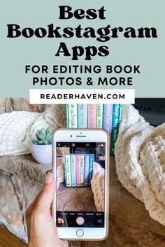 the best bookstagram apps for editing book photos and more