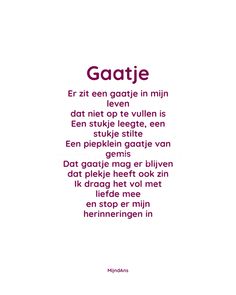 a poem written in german with the words gaatie