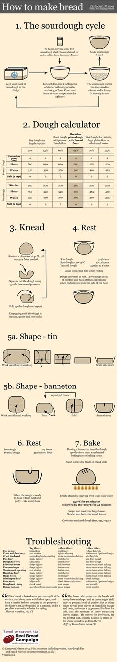 an info sheet with different types of boats