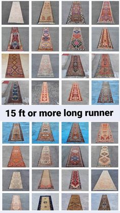 rugs are shown in different sizes and colors, including one for the runner's 5