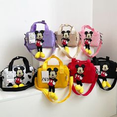 Mode Purple, Mickey Cartoons, Anime Fashion, Mickey Mouse Cartoon, Disney Handbags, Disney Bag, Disney Lover, Bag Cute, Cute Anime