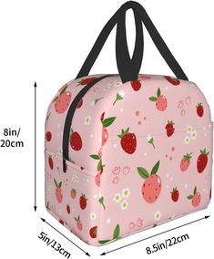 Carry your meals in sweet style with our Strawberry Print Insulated Lunch Bags – adorable and practical accessories that keep your food fresh while adding a touch of fruity charm to your lunchtime routine. These kawaii lunch bags aren't just for carrying meals; they're a celebration of the delightful allure of strawberries and the joy of combining function with fashion. Transform your lunchtime with the delightful charm of our Strawberry Print Insulated Lunch Bags – where freshness meets fruity Kawaii Lunch, Practical Accessories, Harajuku Street Style, Kawaii Games, Kawaii Bags, Kawaii Backpack, Kawaii Pens, Kawaii Plushies, Cute Strawberry