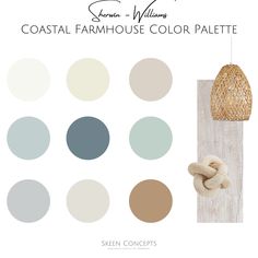 the color scheme for coastal farmhouse house color palette