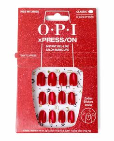 Kiss My Aries Press On Nails |OPI Fall Press On Nails, Zodiac Energy, Vacation Nails Beach, Chic Manicure, Velvet Nails, Fall Nail Trends, Nude Nail Designs, Spring Nail Colors, Classic Nails