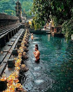 Bali’s wellness culture stems from the Agama Hindu Dharma religion that is observed by about 90 percent of the Balinese Best Places In Bali, Bali Tour Packages, Mount Batur, Bali Retreat, Water Temple, Bali Honeymoon, Bali Vacation, Bali Holidays