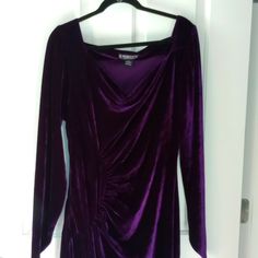 Pyramid Collection Elegant Deep Purple Velvet Stretch Fabric Maxi Dress Sz L Remember The Renaissance Festivals? Here Is The Renaissance Of All Gowns Very Much A Classic, So Sumptous You Will Feel Divine Wearing This Dress Pyramid Collection, Velvet Maxi Dress, Velvet Maxi, Purple Velvet, Deep Purple, Pyramid, Stretch Fabric, Maxi Dress, Velvet