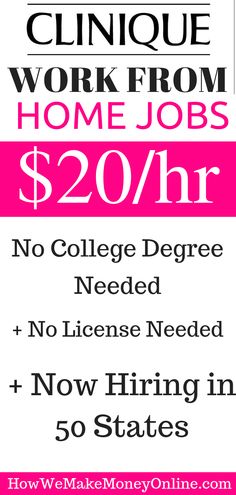 a sign advertising work from home jobs $ 20 / hr no college degree needed and no license needed now hiring in 50 states