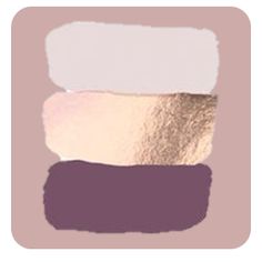 three different shades of white and purple on a light pink background, with the same color