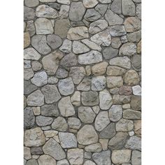 a stone wall that is made out of rocks