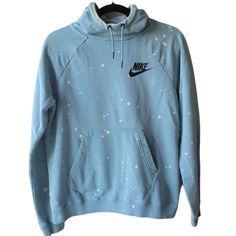 Reposhing This Item I Purchased From @Alejandram05. Loved It, But Ready To Rotate For Something New. Questions? Leave A Comment Below! Sweaters Nike, Bleach Hoodie, Nike Sweaters, Nike Sweater, Small Light, Something New, Nike Women, Blue White, Bleach