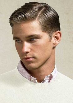 Vintage Hairstyles Men, Old Fashioned Hairstyles, Ivy League Haircut