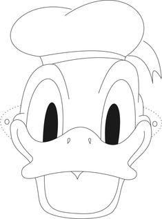 an image of a cartoon character's face with big eyes and a hat on top