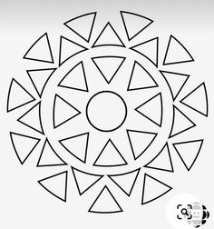 the ranggol art coloring book is shown in black and white, with an abstract design