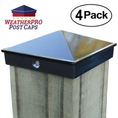 the weatherpro post caps are available in various sizes and colors