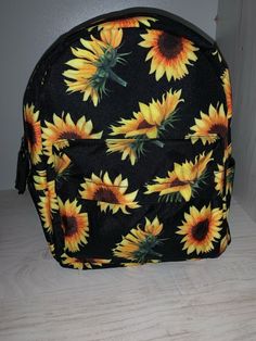 sunflower luggage Gift Bags For Women, Small Backpacks, Backpacks For Girls, Yellow Backpack, Backpack Gift, Mini Backpacks