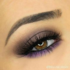 Permanente Make-up, Dipbrow Pomade, Purple Eyeshadow, Makijaż Smokey Eye, Dark Brown Eyes, Trendy Makeup, Make Up Looks, Gel Liner