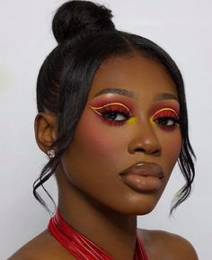 Vanessa Gyimah, Day Hairstyles, Eye Makeup Looks, Face Beat, Red Makeup