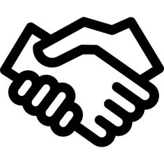 a black and white image of two hands shaking each other over the top of one another