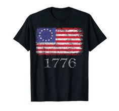 an american flag t - shirt with the number seventy