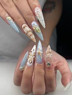 ⭐Hello, gorgeous   Welcome to my shop! I hope you find the perfect style that suits you. 💥Materials:💥  I use only high-quality materials to create durable and luxurious press-on nails that you can trust.   Here's how long they'll last:   - 1-2 days with adhesive tabs (included in the set)   - 2-3 weeks with nail glue   Plus, all nails are reusable if you care for them properly. Instructions are included with each set. 💥Sizes:💥 - **XS 14mm, 11mm, 12mm, 10mm, 8mm   - **S 15mm, 12mm, 13mm, 11mm Seashell Nails, Elegant Nail Art, Cuticle Pusher, Beach Nails, Elegant Nails, 3d Nails, Glue On Nails, Fake Nails, Natural Nails