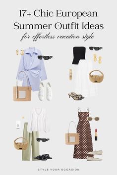 17+ Chic Europe Summer Outfits for 2025. Getting ready for your 2025 European summer trip? Check out these 17+ chic Europe summer outfits perfect for every occasion! Whether you need effortless vacation fits, casual Europe travel outfits for women, or an old money European style look, this guide has you covered. Plan your European packing list with the best European summer outfits street style, plus Italy outfits summer and spring Europe outfits inspiration.