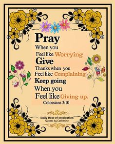 The answer is always prayer. 💛🖤💛🖤    . #Blessed #Faith #Prayer #GratefulHeart #ThankfulEveryday #MiraclesAndBlessings #PrayerLife #DailyDoseOfInspiration #QuotesByCatherine #BOOMchallenge Prayers Of Thanks, Prayers For All, Friday Prayer, Acceptance Quotes, Prayer For Guidance, Life Sayings, Prayer Closet, Christian Sayings