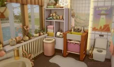 Sims 4 | Build no cc | bathroom 🧼 Sims 4 Bathroom No Cc, Sims Bathroom, Sims 4 House Decor, Fantasy Builds, Sims 4 Bathroom, Sims Room, Sims Inspiration