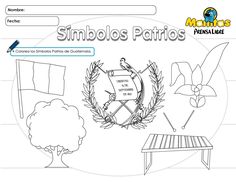 an image of the symbols in spanish for children's learning to read and draw