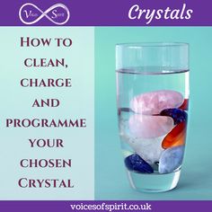 How to clean charge and programme your chosen Crystal Always allow your intuition to help you choose the right crystal. You may know the type of crystal you need in which case pick up several and purchase the one that feels right in your hand and your heart. If you are unsure which crystal you need close your eyes for a few moments when you open them allow your glaze to naturally fall on the crystals your eyes will be drawn to the crystal you need. Again if there is a collection of the same t Clearing Spray, Space Crystal, Cleaning Methods, Crystal Guide, Types Of Crystals, Moon Light, Spray Can