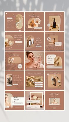 the website is designed to look like an elegant spa