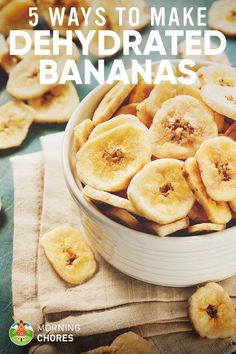 a bowl filled with bananas sitting on top of a table