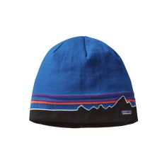 A year-round, low-volume knit hat for any outdoor pursuit. Made of 100% recycled polyester and has a secure fit. Made in a Fair Trade Certified™ factory.Made from 100% recycled polyester yarn that feels soft, smooth and itch-freeLightweight and stuffable to fit inside a jacket pocketTightly woven knit with a great, low-profile design that fits under a helmet or hoodMade in a variety of patterns to match your je ne sais quoiMade in a Fair Trade Certified™ factory, which means the people who made Patagonia Beanie, Mens Beanie Hats, Outdoor Cap, Mens Beanie, Outdoor Hats, Hat Stands, Recycled Polyester Fabric, Polyester Yarn, Knit Hat