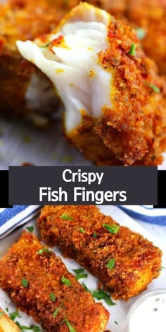 crispy fish fingers are an easy appetizer to serve on the grill, or as a side dish