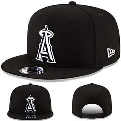 gwbks                                                                      This Listing is for a brand new with tags Authentic New Era Anaheim Angels 950 Snapback Hat MLB League Basic Black White Cap Brand New, Original Tag Attached  Material: 100 % Polyester  High Profile, Classic Black Official Game Cap   Grey Colorway Underneath Brim of Hat  Has a thick, Durable Panel Material  MLB Authenticity Sticker Under the Brim  100% Authentic Merchandise, Factory Direct   Classic New Era MLB 950 Snapba Mlb Hats, Short Brim Snapback Hat For Baseball Season, Short Brim Baseball Cap For Baseball Season, Short Brim Fitted Hat For Baseball Season, Baseball Season Fan Gear Snapback Hat, Casual Snapback Hat With Short Brim For Baseball Season, Black And White Hats, Swag Hats, Flat Bill Hats