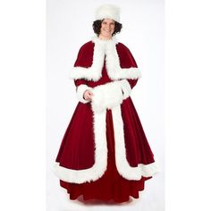 a woman dressed in a santa claus costume