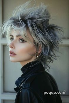 Punk Haircuts For Women, Punk Haircuts, Modern Mullet, Bow Hairstyle