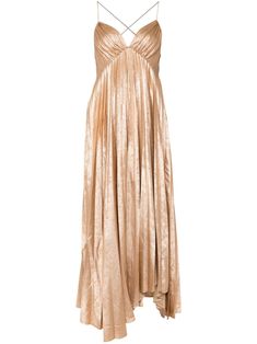 Find ACLER Rothbury Midi-dress on Editorialist. caramel brown metallic effect sweetheart neck strapless rear criss-cross straps concealed rear fastening full lining fully pleated asymmetric hem calf-length Metallic Midi Dress, Silk Gold Dress, Bronze Autumn, Metallic Bridesmaid Dresses, Angel Dresses, Medieval Dresses, Simply Dresses, Champagne Dress, Angel Dress