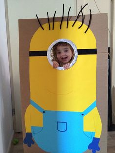 Minion Despicable Me Party Ideas More More Minion Photo Booth, Minions Birthday Theme, Minion Photos, Minion Theme, Minion Birthday Party, A Minion, Minion Birthday, Minion Party