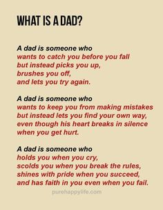 a poem with the words what is a dad? and an image of a man's face