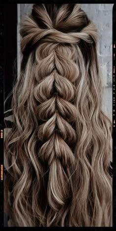 Hairstyle Idea Half Pony Hairstyles, Prom Hairstyles For Short Hair, Cute Braided Hairstyles, Wedding Hair Ideas, Fast Hairstyles, Prom Hairstyles For Long Hair, Cute Hairstyles For Medium Hair