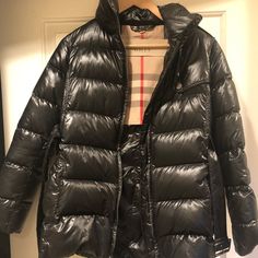 Reposhing This Item I Purchased From @Mrspisc. Loved It, But Ready To Rotate For Something New. Questions? Leave A Comment Below! Burberry Puffer, Coat With Belt, Burberry Black, Burberry Jacket, Puffer Coat, New Woman, Something New, Burberry, Puffer