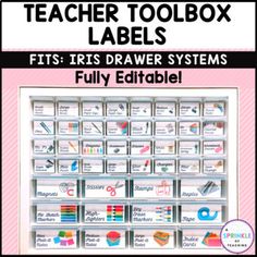 teacher toolbox labels for the classroom