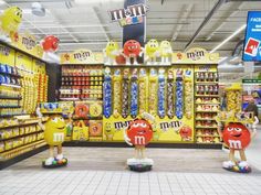 some toys are on display in a store