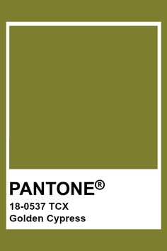 pantone's green paint is shown with the words lenil sprout