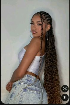 Straight Back Boho Cornrows, Birth Hairstyles, Vacay Braids, Feed Braids, Braided Styles, African Hair Braiding Styles, Braided Hairstyle, Box Braids Hairstyles For Black Women